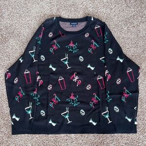 Like New Studio Park Merry Mixer Holiday Party Sweater